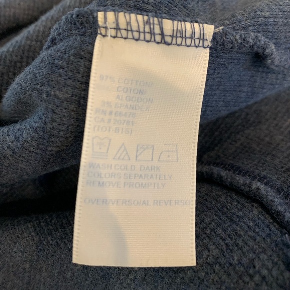 Vintage Tommy Hilfiger Blue Thermal Snap Long Sleeve Shirt Size Medium - Picture 5 of 9